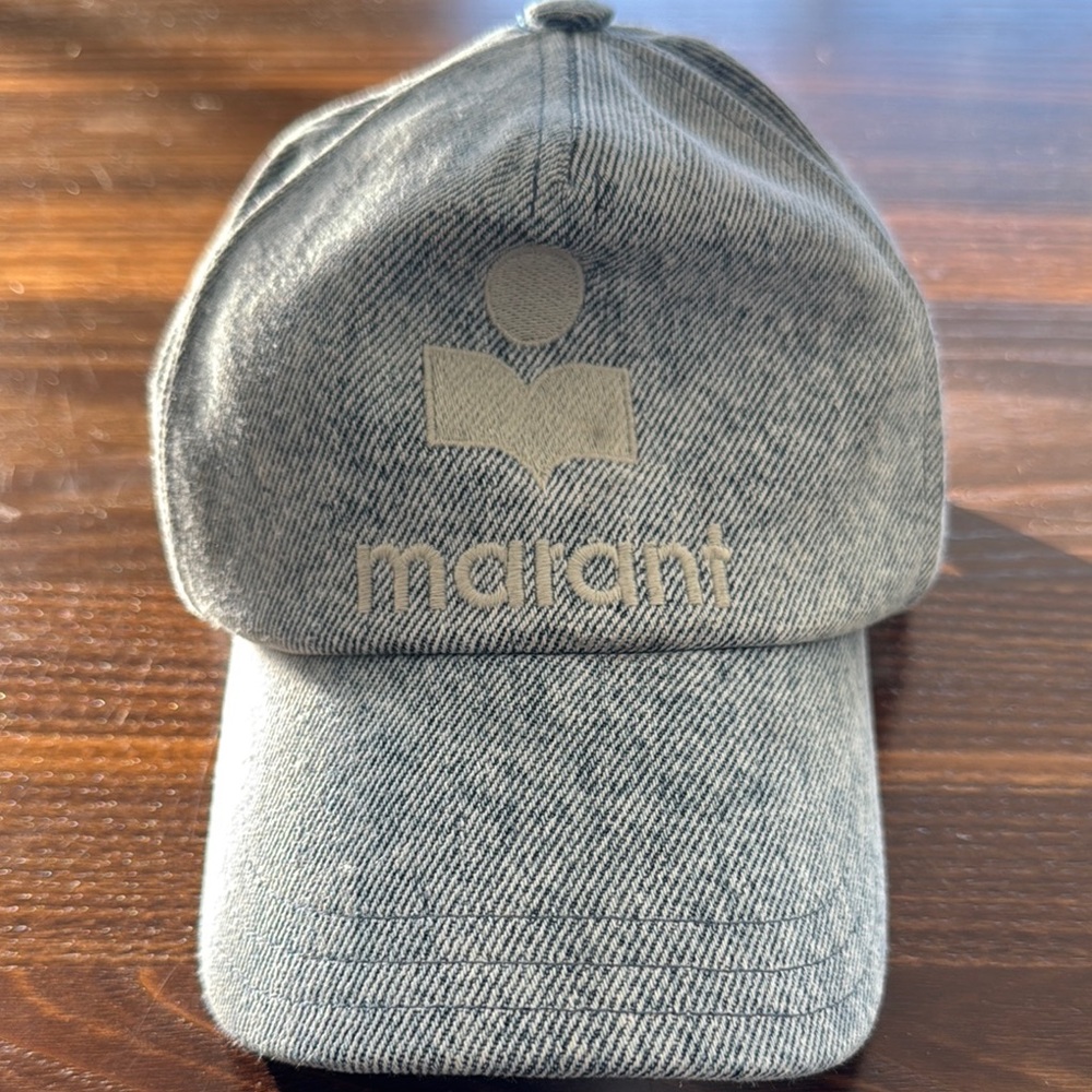 Isabel Marant Blue/Gray Denim Cap